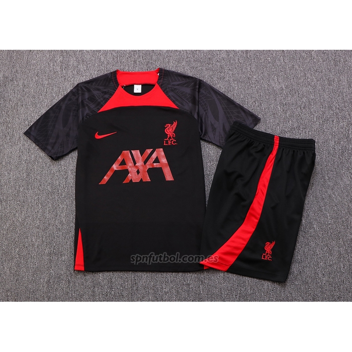 Chandal del Liverpool Manga Corta 2022-2023 Negro - Pantalon Corto